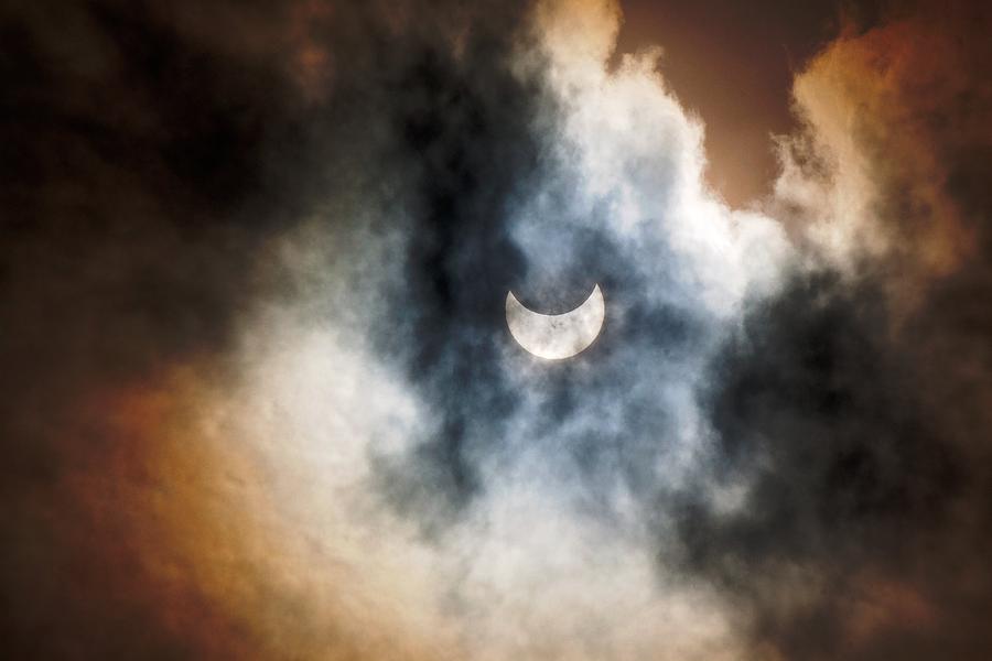 Partial Solar Eclipse Photograph