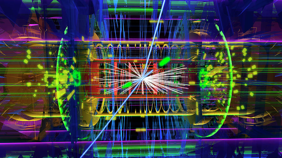Particle Collision Photograph - Particle Collision Event by Cern