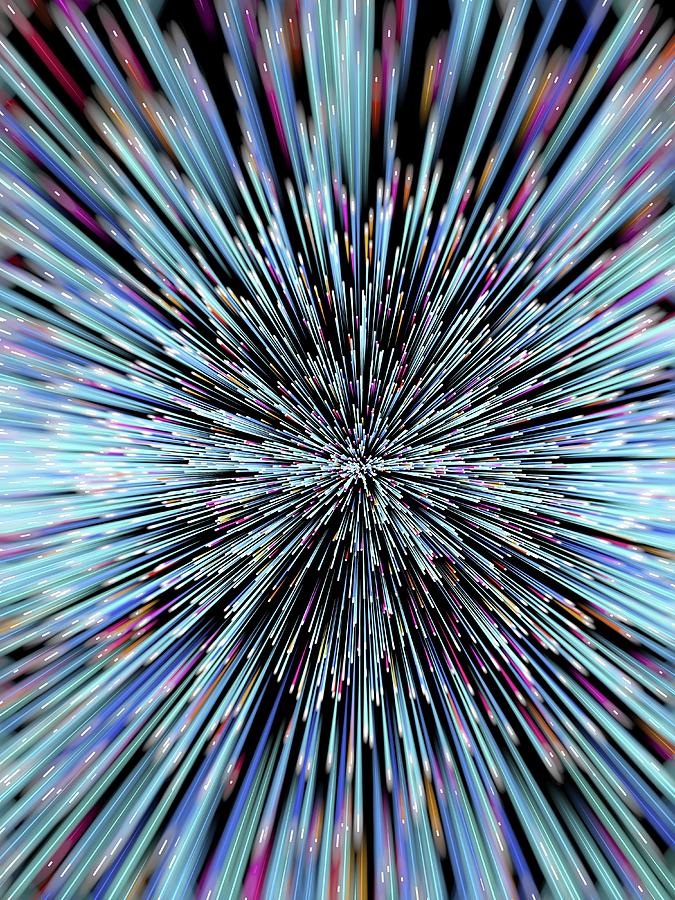 Particle Rays Photograph by Science Photo Library Particle Rays Photograph by Science Photo Library