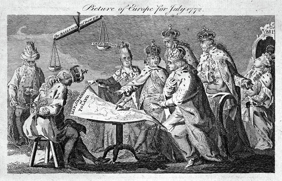 Partition Of Poland, 1772 Drawing by Granger Pixels