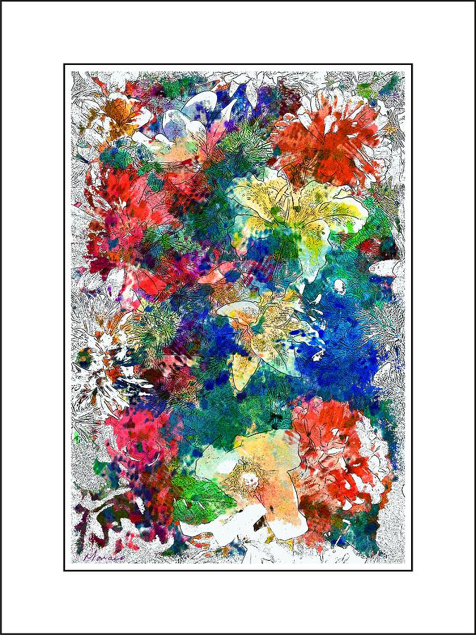Flower Photograph - Partly Finished Bouquet by Barry Monaco