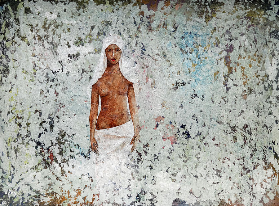 Partly Nude Painting by Ronex Ahimbisibwe