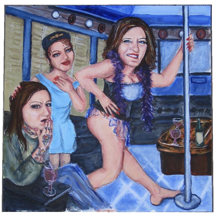 Dance Painting - Party Bus Odyssey by Cathi Doherty