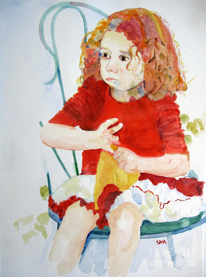 Party Girl Painting - Party Girl by Sandy McIntire
