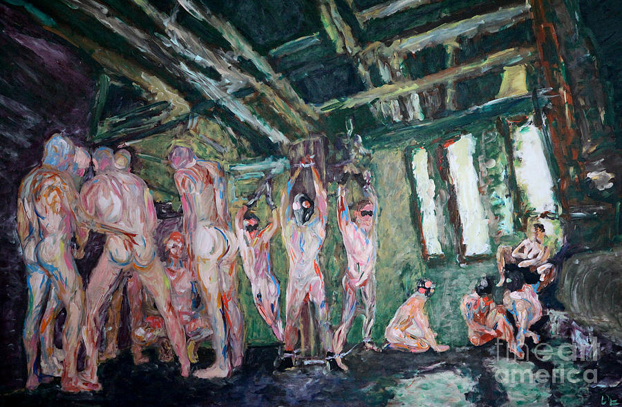 Nude Painting - Party People - 2587 by Lars  Deike