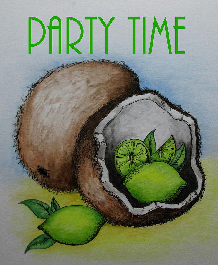 Party Time Painting by Catherine Howley