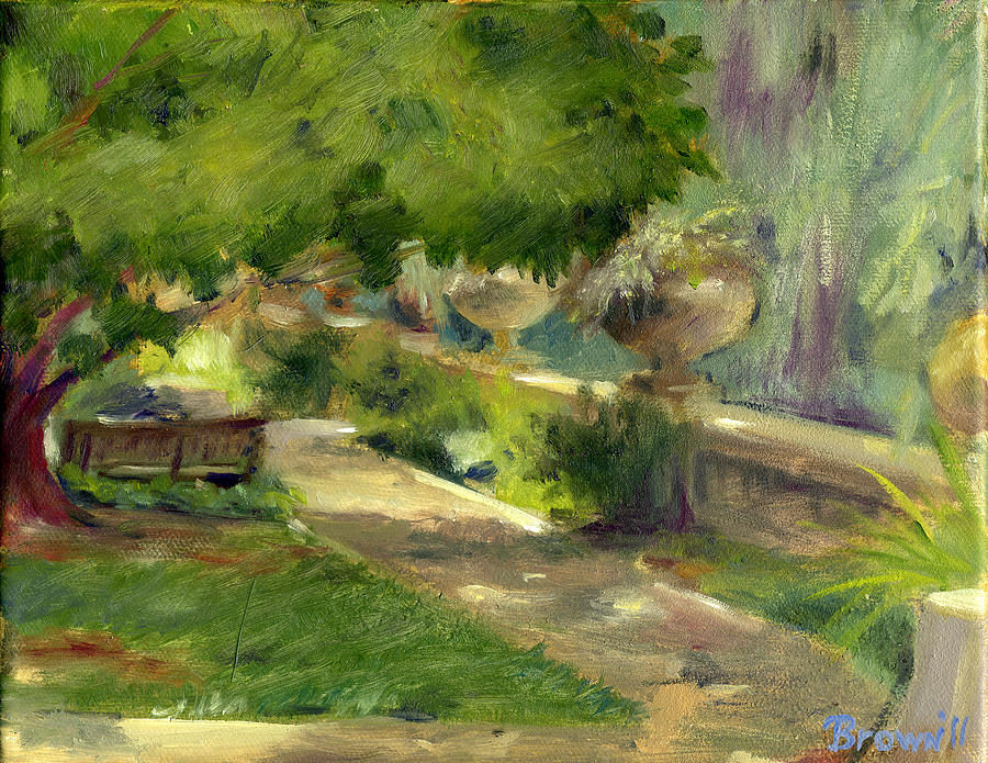Impressionism Painting - Pasadena Park by Seaton Brown