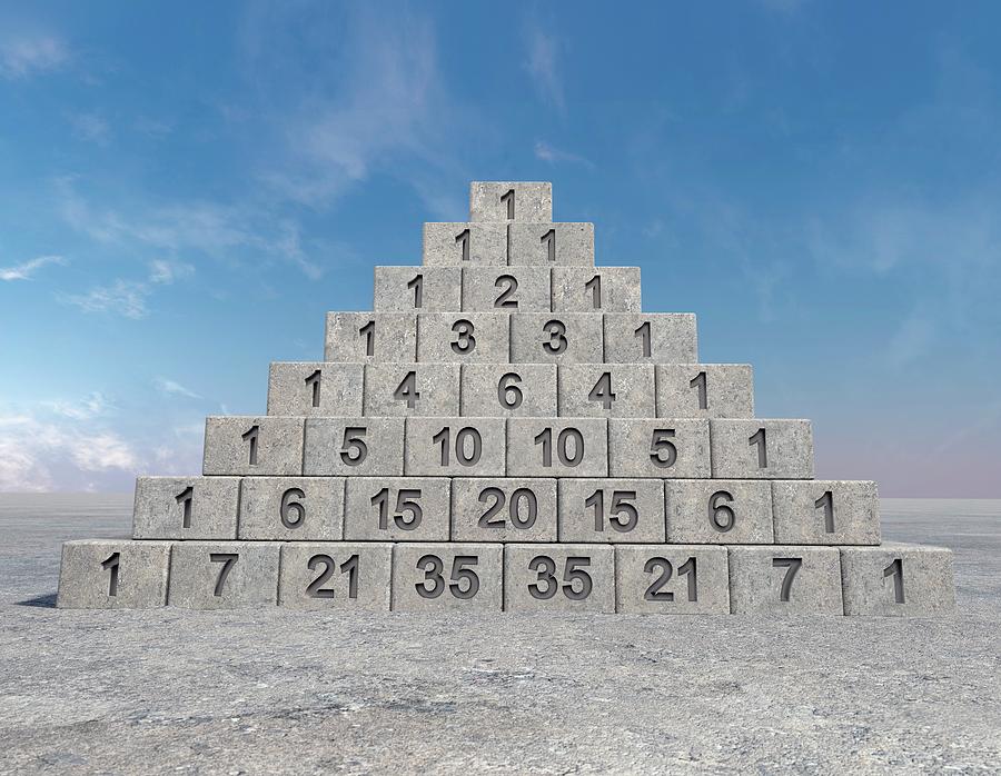 Pascal's Triangle Photograph by Robert Brook/science Photo Library