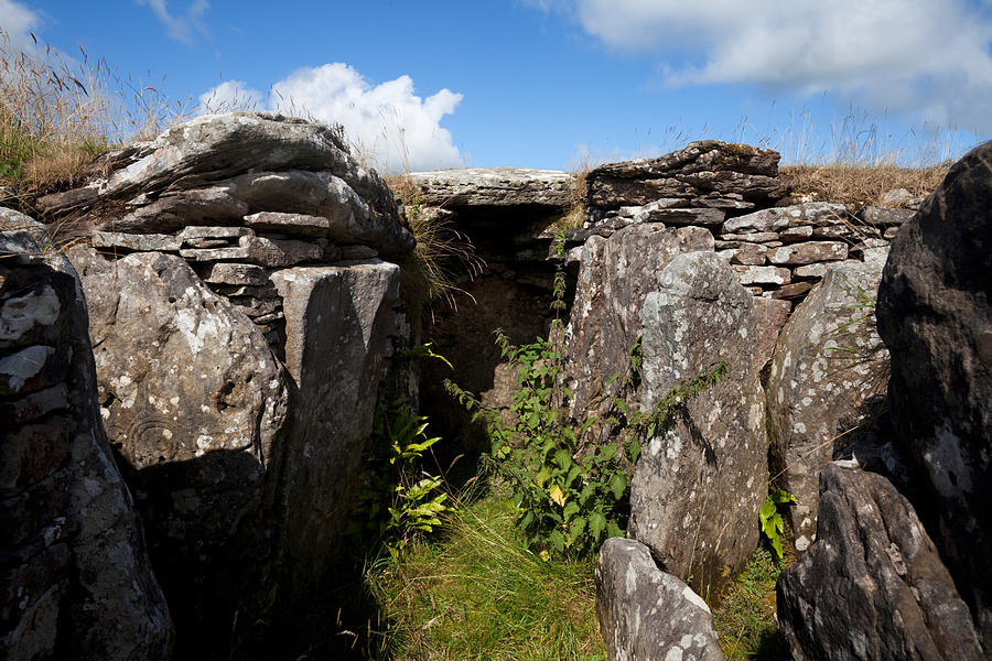 Color Image Photograph - Passage Grave,carbane West, Loughcrew by Panoramic Images