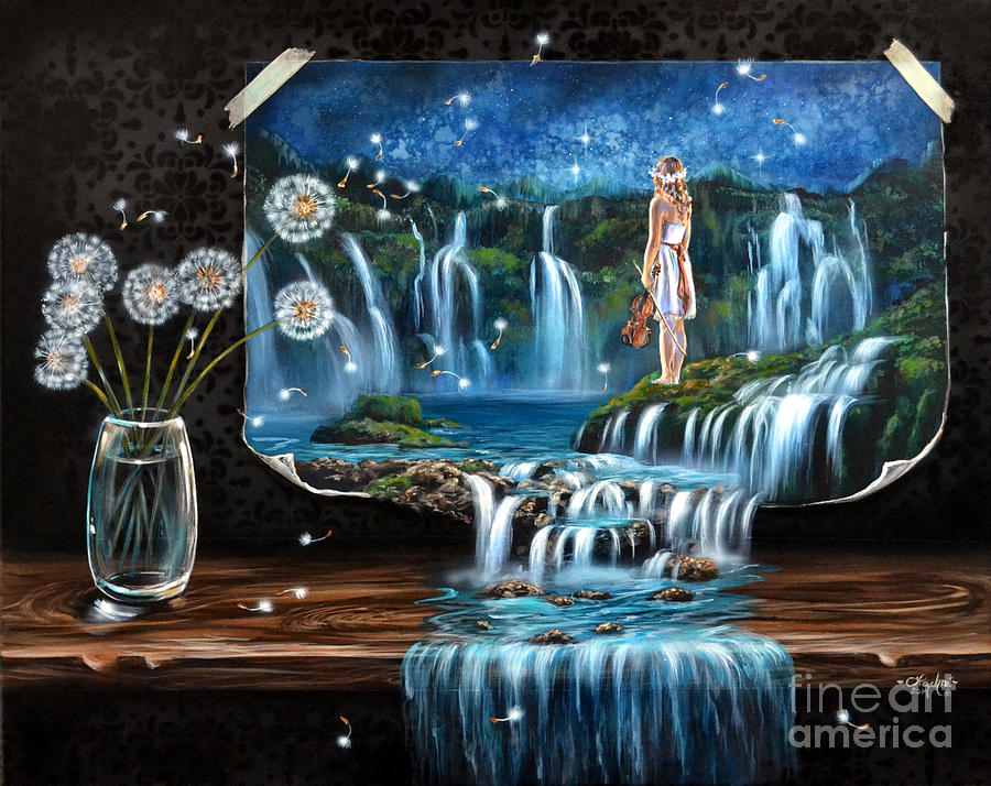 Surrealism Painting - Passage by Lachri