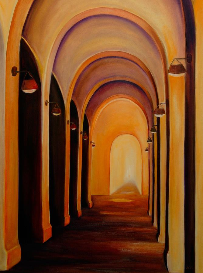 Passageway Painting by Clare Goodwin