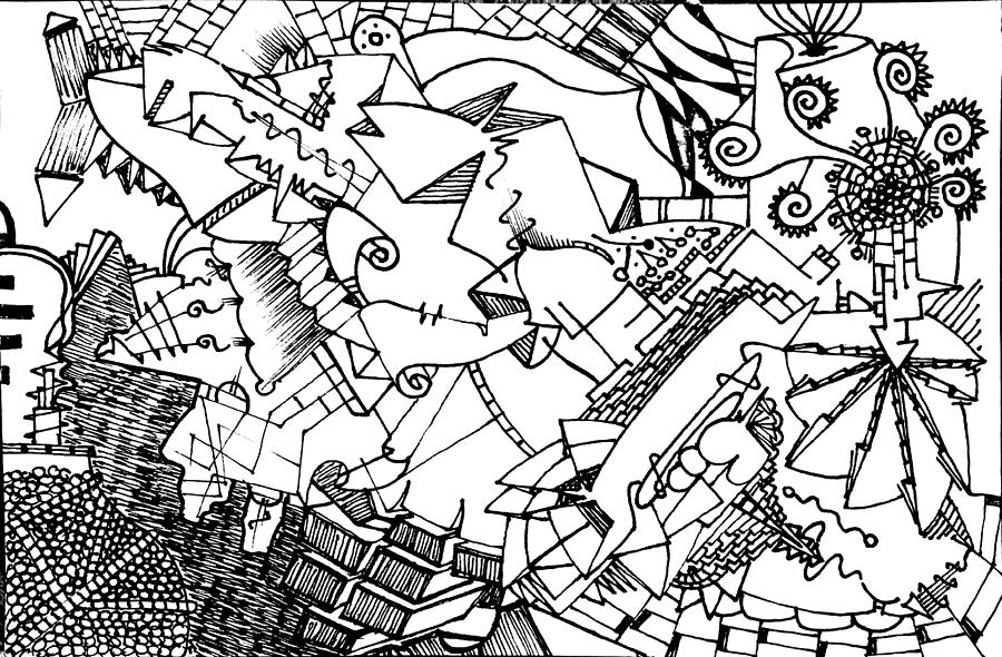 Passing Drawing by Daniel Rustad Passing Drawing by Daniel Rustad