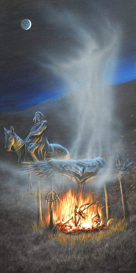 Passing Spirit Painting by Mark Mittlesteadt