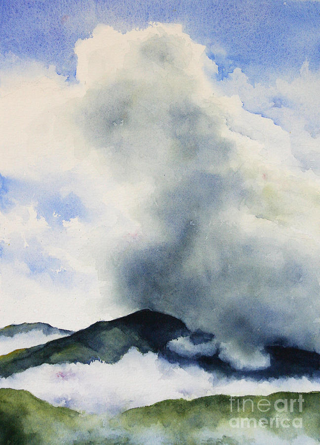 Passing Storm On Mt. Diablo by Glenyse Henschel Passing Storm On Mt. Diablo by Glenyse Henschel