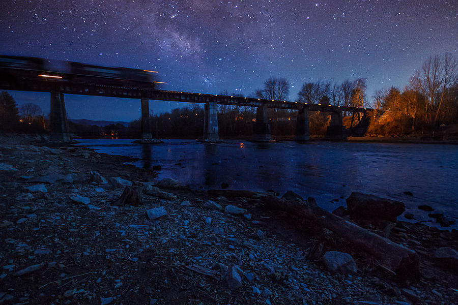 Passing the Milky Way Photograph by Greg  Booher