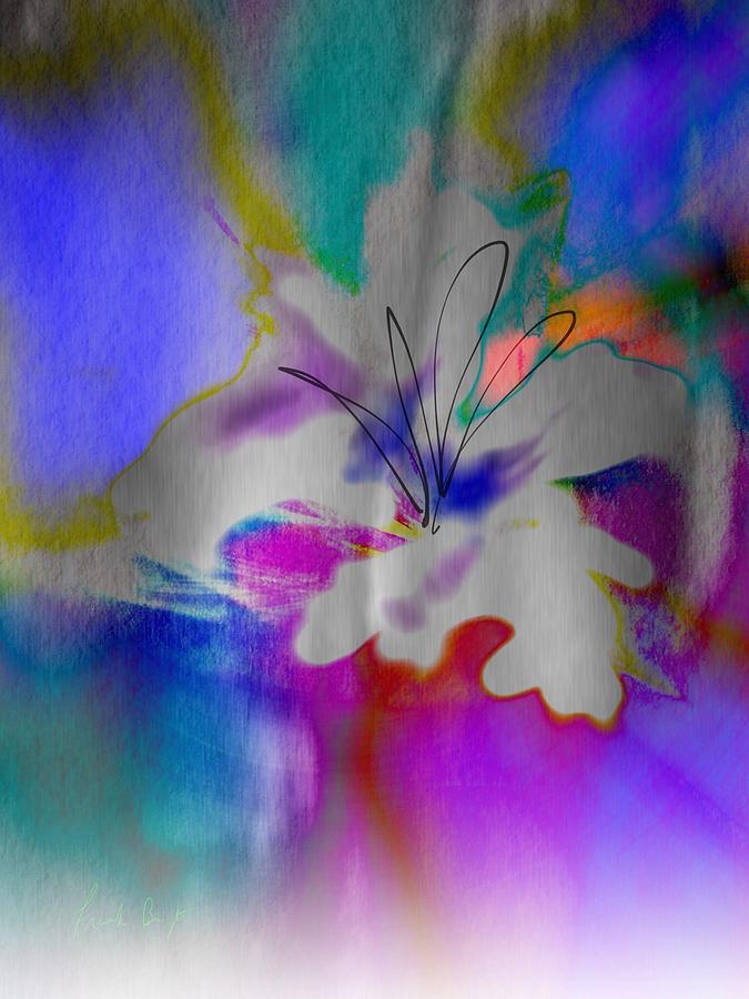 Passion Flower Digital Art by Frank Bright