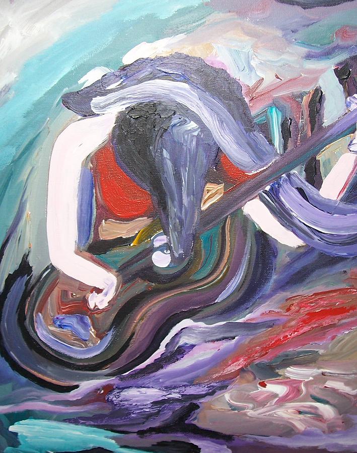 Passion for Music Painting by Ray Khalife