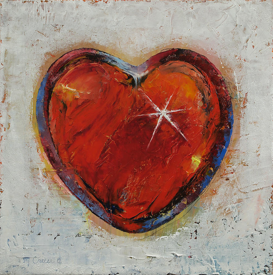 Valentines Day Painting - Passion by Michael Creese