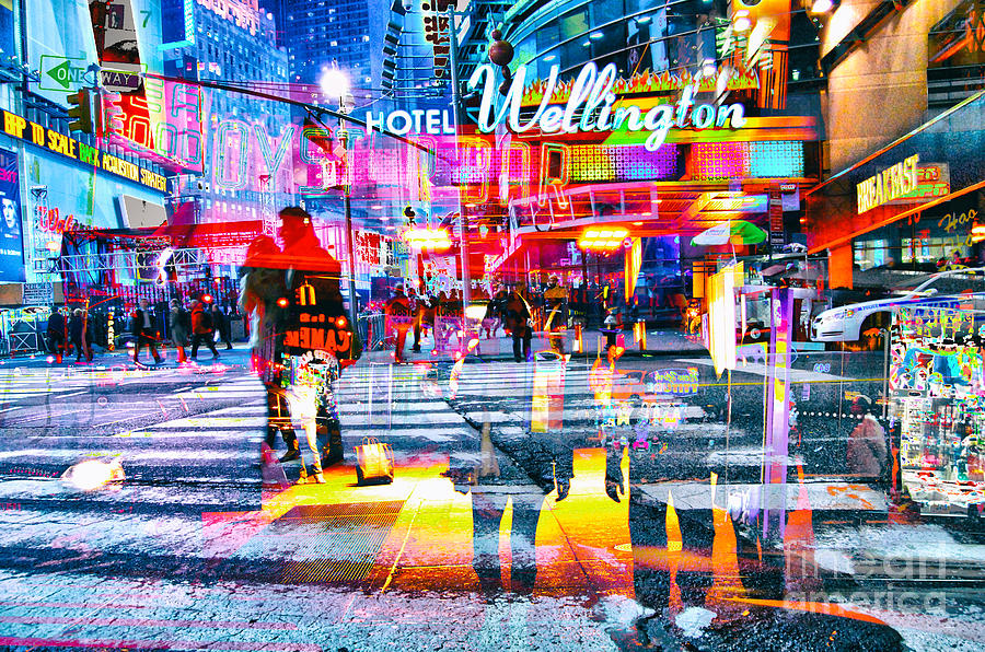 New York City Photograph - Passion NYC Hotel Wellington Times Square by Sabine Jacobs