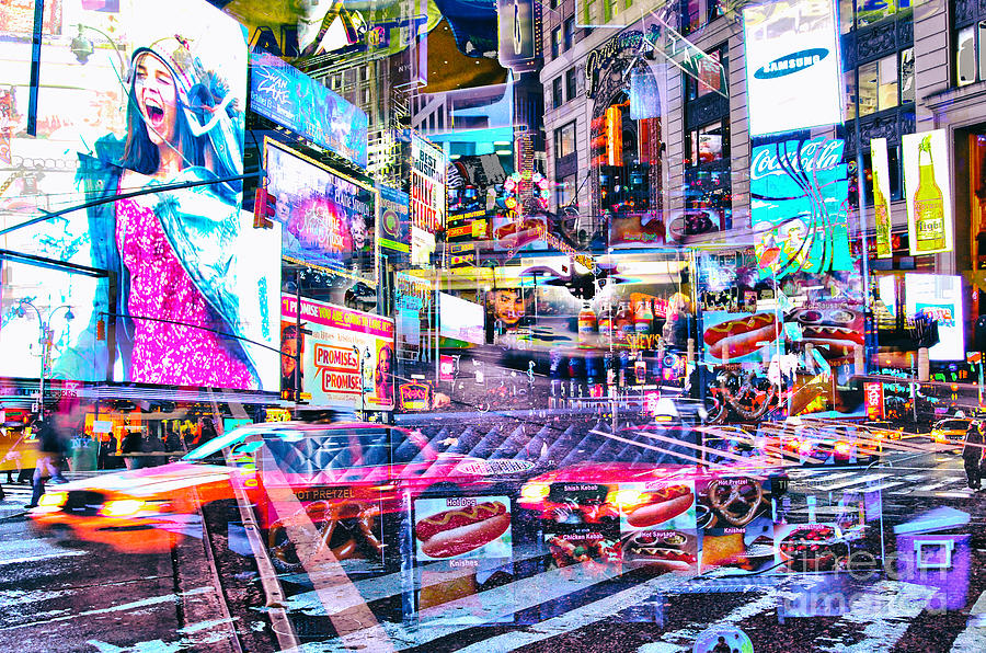 Passion NYC Times Square No 3 Photograph by Sabine Jacobs