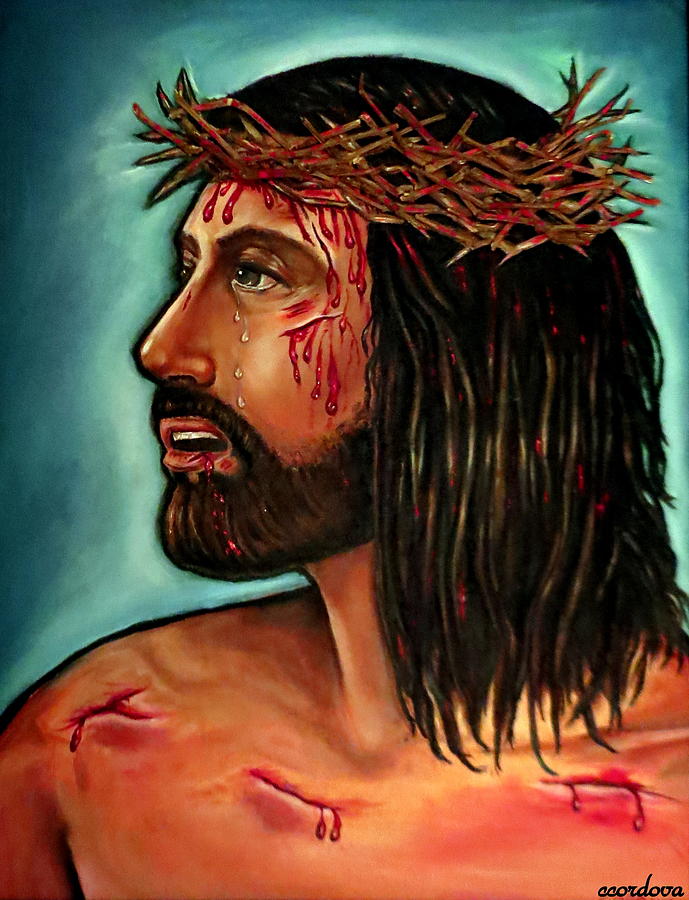 Passion of Christ  Painting by Carmen Cordova