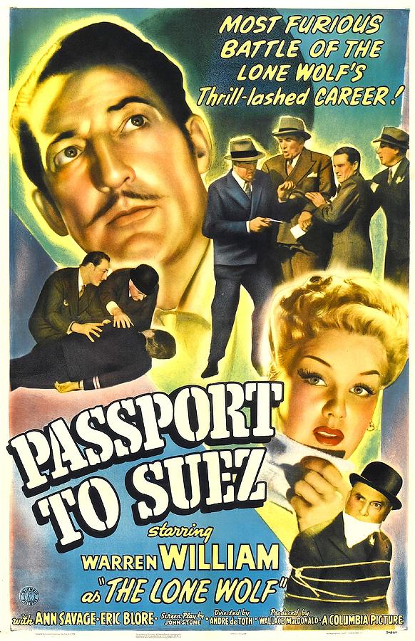 Passport To Suez, Us Poster, From Top Photograph by Everett | Fine Art ...