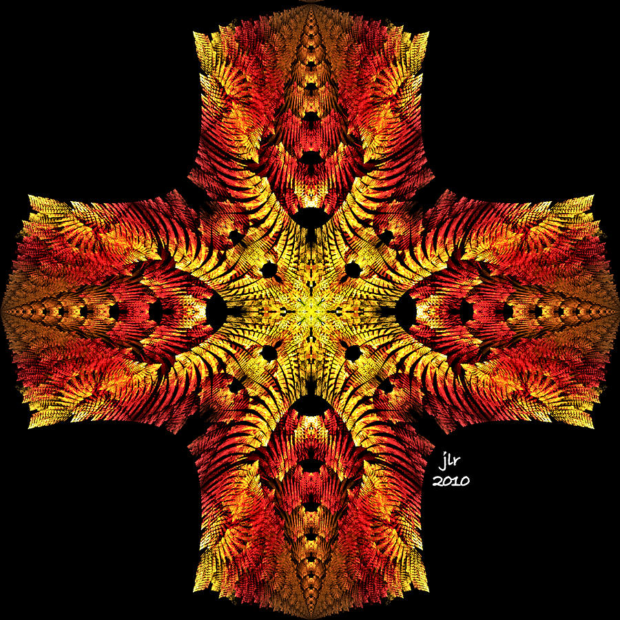 Fractal Digital Art - Past Perfect by Janet Russell Fractal Digital Art - Past Perfect by Janet Russell