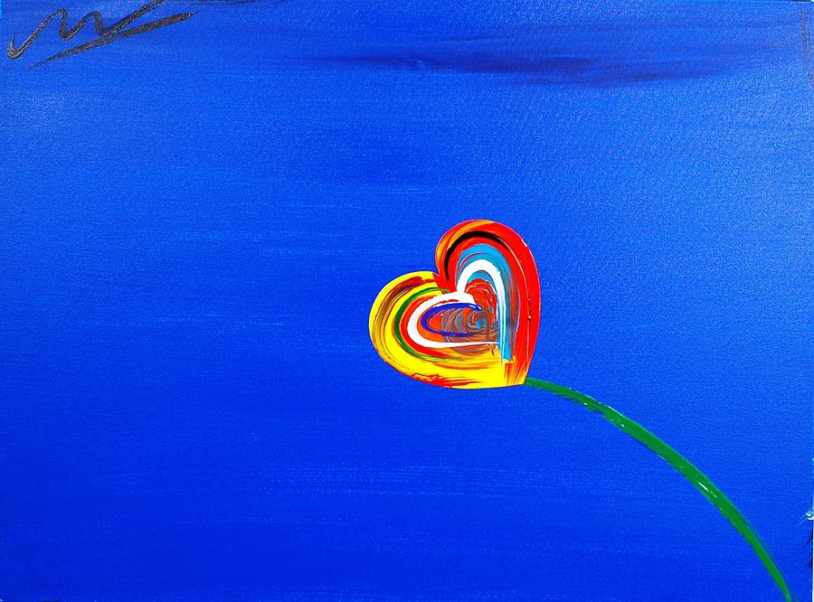 Heart Painting - Past Promise by Mac Worthington