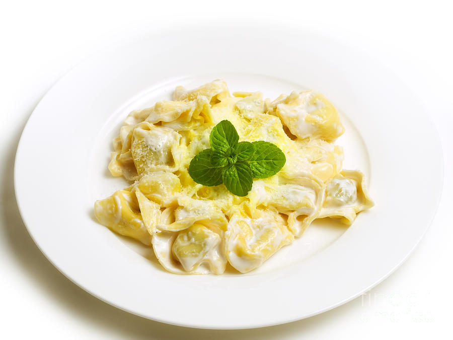 Cheese Photograph - Pasta with cheese by Sinisa Botas