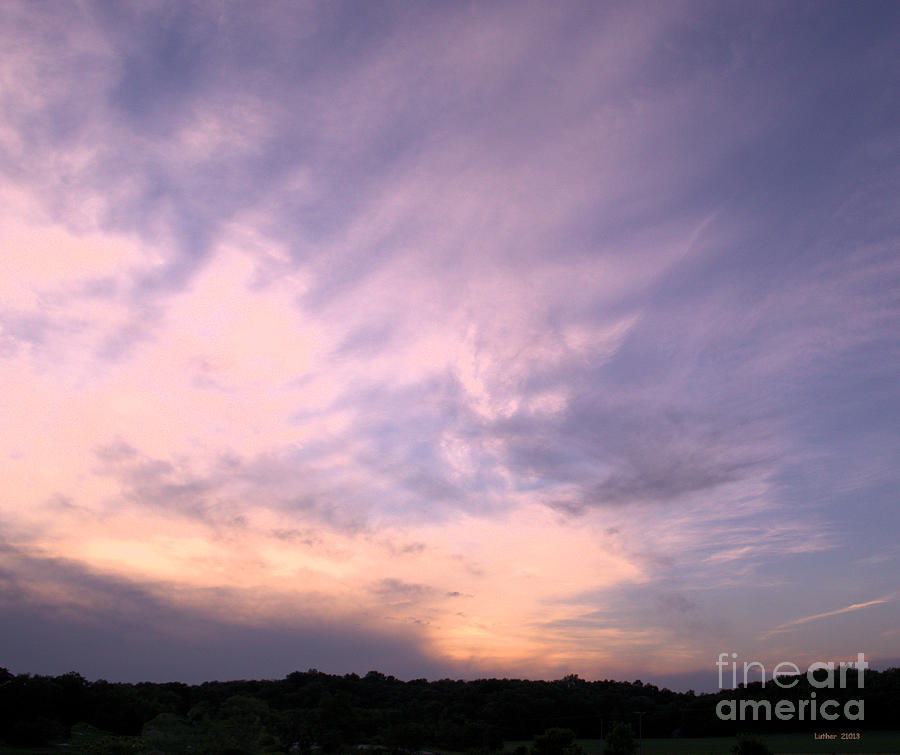 Pastel Clouds Photograph by Luther Fine Art