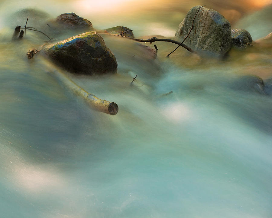 Pastel Creek Photograph by Joan Herwig