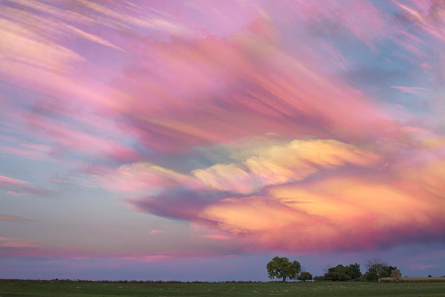 Pastel Painted Sunset Sky Photograph by James BO Insogna