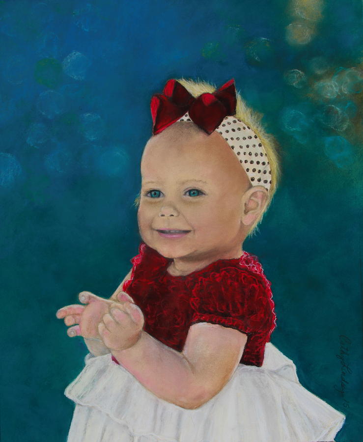 Portrait Painting - Pastel Portrait by Cathy Lindsey