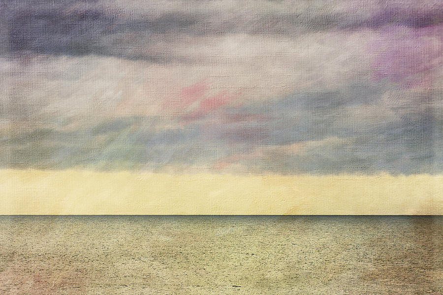 Pastel Sea - Textured Photograph by Karen Stephenson