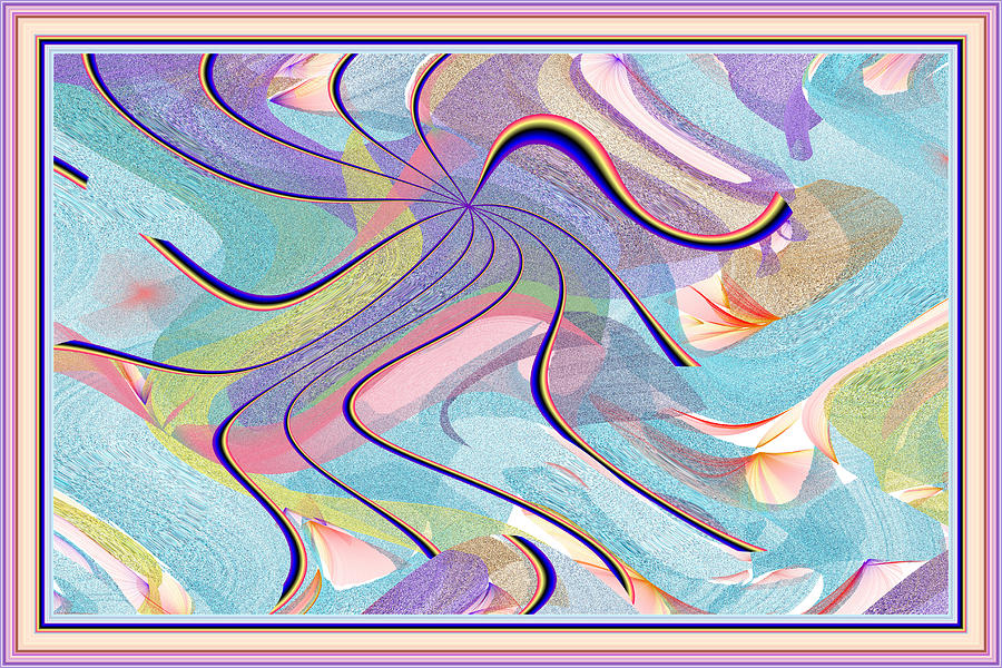 Pastel Space Digital Art by Marie Jamieson