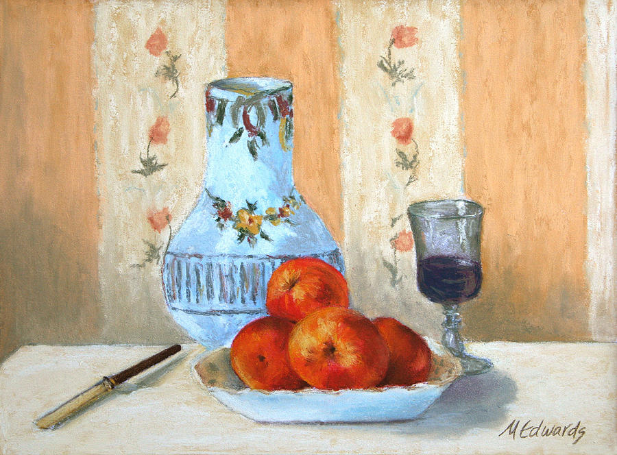 Still Life Pastel - Pastel Study - Pissarro by Marna Edwards Flavell