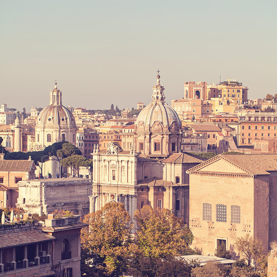 Pastello - Rome, Italy Photograph by Melanie Alexandra Price