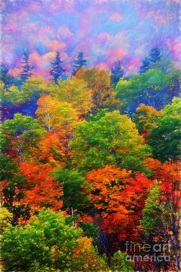 Pastels Autumn Photograph by Henry Kowalski