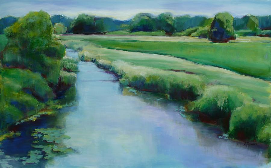 Pastoral View Painting by Sheila Diemert