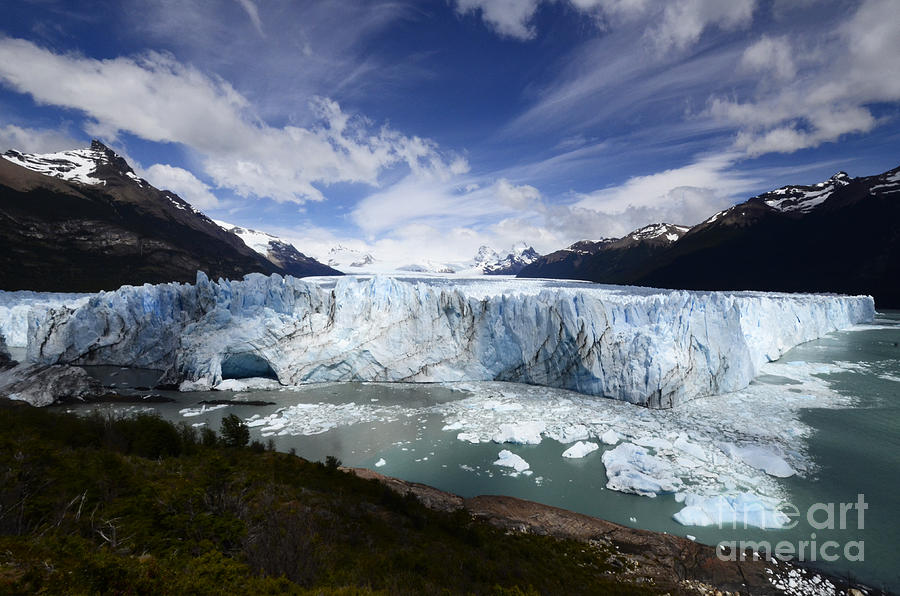 Nature Photograph - Patagonia Glacier Perito Moreno 1 by Bob Christopher