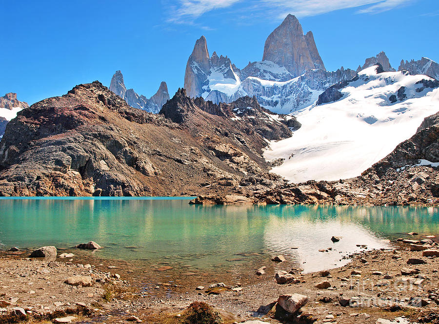 Patagonia mountain landscape Photograph by JR Photography