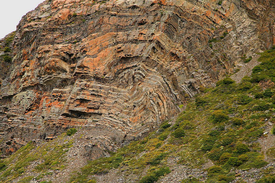 Patagonian Geology Photograph by Bruce J Robinson
