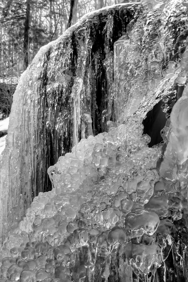 Patapsco State Park Frozen Water Photograph by Dennis Dame