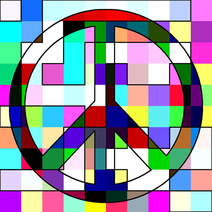 Peace Digital Art - Patch Peace by Ron Hedges
