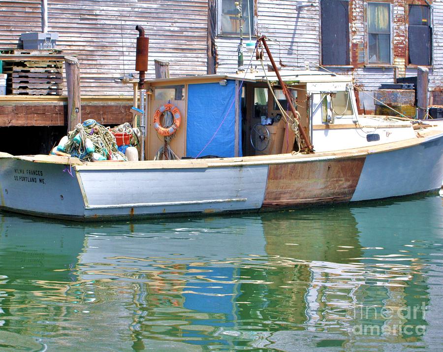 Patched Boat Photograph