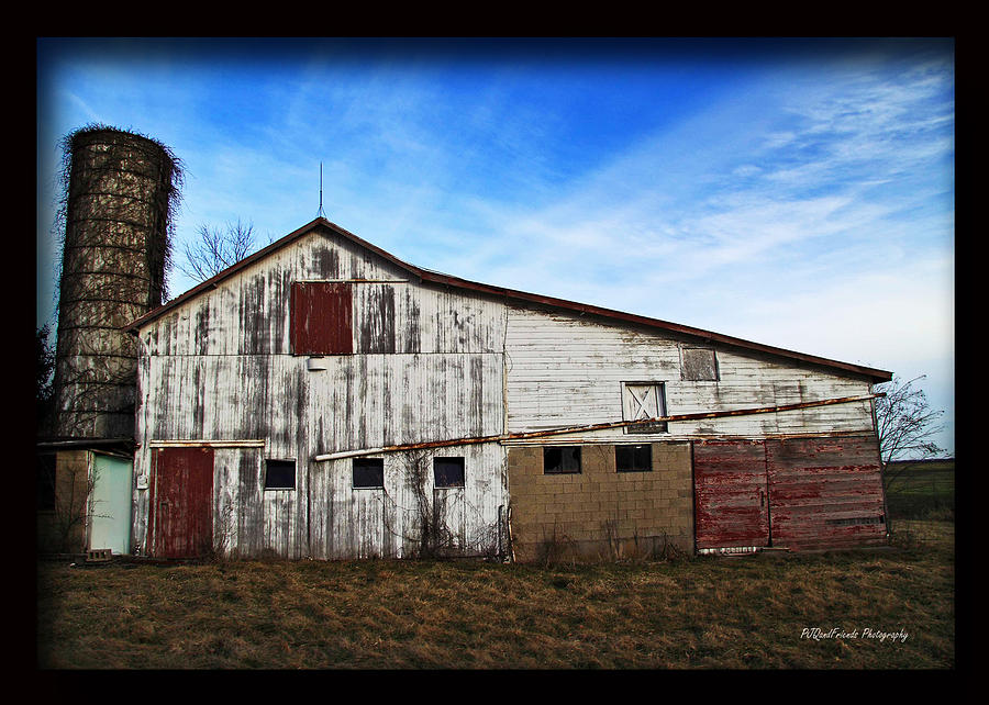 Patchwork Barn and Silo Photograph by PJQandFriends Photography