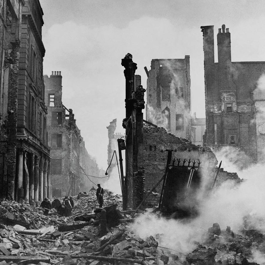 Paternoster Row After Bombing Photograph by Cecil Beaton