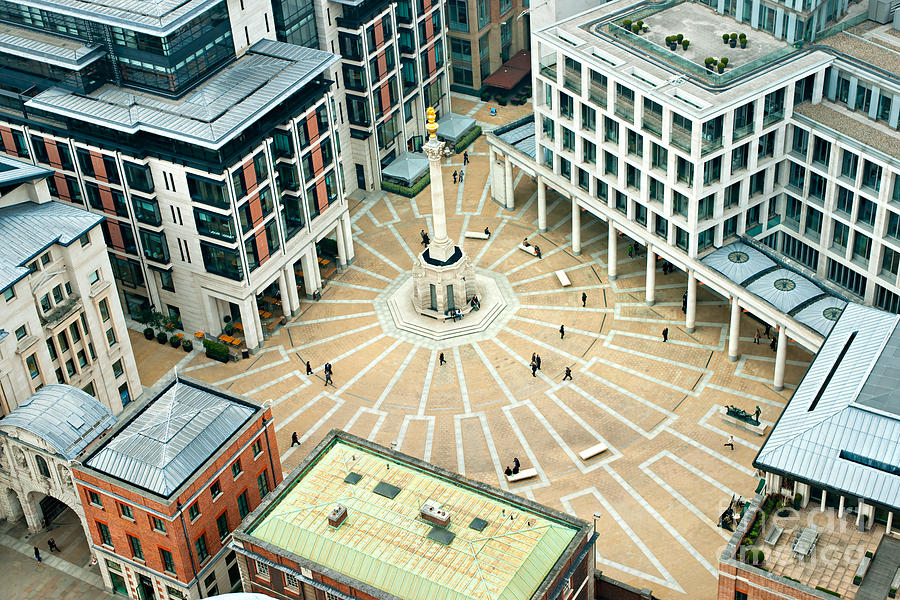 Paternoster Square - London Photograph by Luciano Mortula