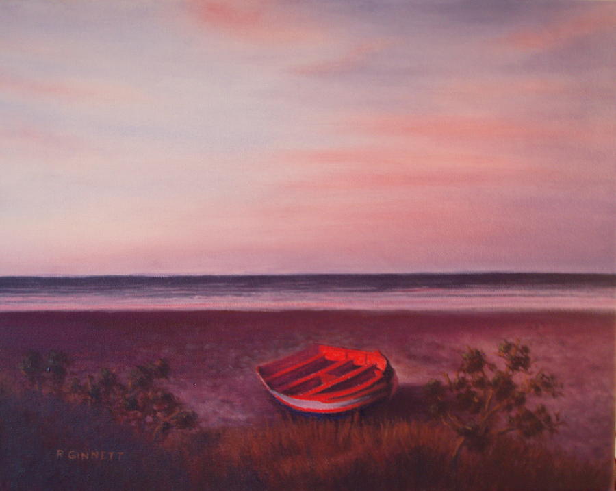 Paternoster Sunset Painting by Richard Ginnett