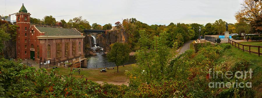 Paterson Great Falls National Historic Site Panorama Photograph by Adam Jewell